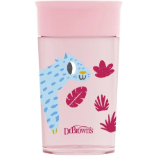 DR.BROWN'S Cheers Jungle pohár 300 ml 9m+, rózsaszín (TC01093) itatópohár