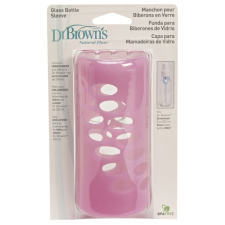 Dr. Browns Standard szilikonos védőháló 250ml üveg cumisüvegre pink cumisüveg
