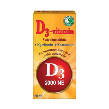  Dr. Chen D3-VITAMIN FORTE ( D-VITAMIN RÁGÓTABLETTA ) - 60DB vitamin és táplálékkiegészítő