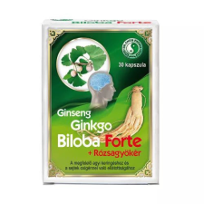  Dr.chen ginseng ginkgo b. forte+rózsagyökér kapszula 30 db gyógyhatású készítmény