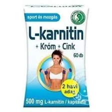 Dr. Chen L-karnitin 500 + Króm + Cink kapszula 60db vitamin és táplálékkiegészítő