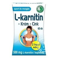 Dr. Chen L-karnitin 500, Króm és Cink kapszula 60 db vitamin és táplálékkiegészítő