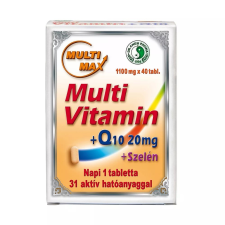  Dr. Chen MULTI-MAX VITAMIN + Q10 + SZELÉN TABLETTA - 40DB vitamin és táplálékkiegészítő
