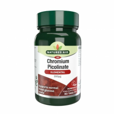 Dr. Chen Patika Natures Aid Króm Picolinate 200 mcg tabletta 90 db vitamin és táplálékkiegészítő