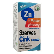 Dr. Chen Szerves Cink + Ginseng kapszula 70db vitamin és táplálékkiegészítő