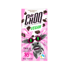 Dr. Choq - Vegán 85% Étcsokoládé tábla 150g csokoládé és édesség
