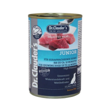 Dr. Clauder&#039;s Dr.Clauders Dog Selected Meat Junior konzerv 400g kutyaeledel