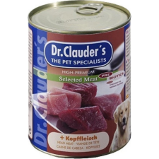 Dr.Clauders Dog Selected Meat Fejhúsos konzerv 800 g kutyaeledel