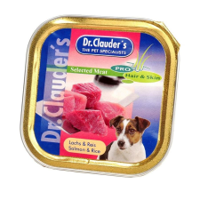 Dr.Clauders Dog Selected Meat Lazacos és rizses alutálka 100g kutyaeledel