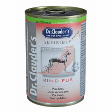 Dr.Clauders Dog Selected Meat Sensible Beef Pure marhás konzerv 400g kutyaeledel