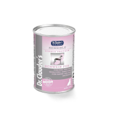 Dr.Clauders Dog Selected Meat Sensible Pork Pure sertéses konzerv 375g kutyaeledel