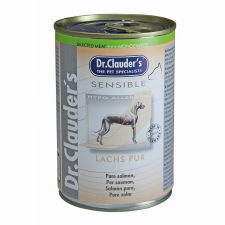 Dr.Clauders Dog Selected Meat Sensible Salmon Pure lazacos konzerv 375g kutyaeledel