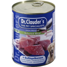 Dr.Clauders Dog Selected Meat Szárnyas Szíves konzerv 800 g kutyaeledel