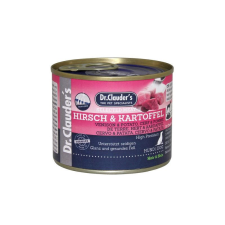Dr.Clauders Dog Selected Meat Szarvasos és burgonyás konzerv 200g kutyaeledel