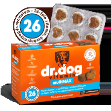 Dr. Dog Vitamin multiMAX multivitamin kutyáknak- 45db vitaminfalat vitamin, táplálékkiegészítő kutyáknak