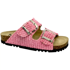 DR.FEET 16003 -as női Dr Feet bőr papucs - rozsaszin női papucs