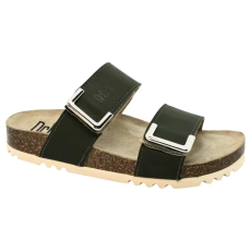 DR.FEET 16016 -os női Dr Feet bőr papucs - zold