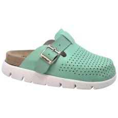 DR.FEET 22100 -as női Dr Feet bőr papucs - zold