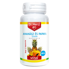 Dr. Herz Ananász Papaya enzim 60 db kapszula vitamin és táplálékkiegészítő