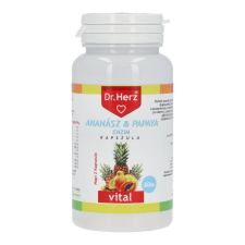 DR.HERZ ANANÁSZ-PAPAYA KAPSZULA vitamin és táplálékkiegészítő