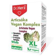  DR Herz Articsóka 400mg 90 db vegan kapszula vitamin és táplálékkiegészítő