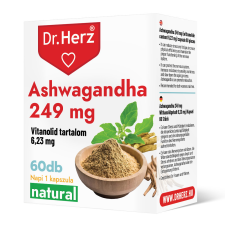  DR Herz Ashwagandha 249 mg 60 db kapszula vitamin és táplálékkiegészítő