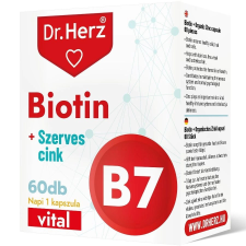 DR Herz Biotin + Szerves Cink 60 db kapszula vitamin és táplálékkiegészítő