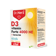  DR HERZ D3-VIT.FORTE 4000NE+SZERVES CINK KAPSZULA 60X vitamin és táplálékkiegészítő