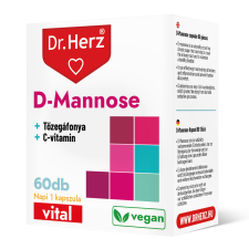  DR Herz D-Mannose 60 db kapszula vitamin és táplálékkiegészítő