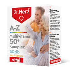 Dr. Herz Dr.herz a-z 50+ multivitamin komplex kapszula 60 db vitamin és táplálékkiegészítő