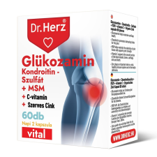 Dr Herz DR Herz Glükozamin+Kondroitin-szulfát+MSM 60 db kapszula vitamin és táplálékkiegészítő