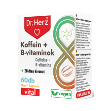 Dr Herz Dr.herz koffein+b-vitaminok kapszula 60 db vitamin és táplálékkiegészítő