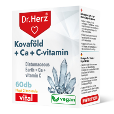 Dr Herz Dr.herz kovaföld+calcium+c-vitamin kapszula 60 db vitamin és táplálékkiegészítő