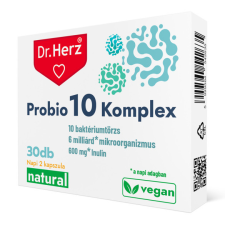 Dr Herz Dr. Herz Probio 10 komplex kapszula (30 db) vitamin és táplálékkiegészítő