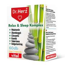 Dr Herz Dr.herz relax and sleep komplex kapszula 60 db vitamin és táplálékkiegészítő