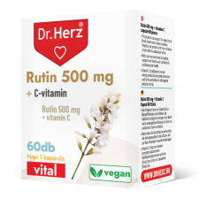 Dr. Herz Dr. Herz Rutin 500 mg + C-vitamin kapszula (60 db) vitamin és táplálékkiegészítő