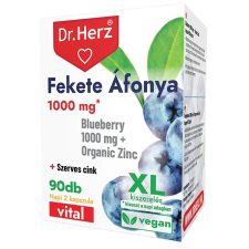 Dr. Herz Fekete Áfonya 1000mg XL 90db Kapszula vitamin és táplálékkiegészítő