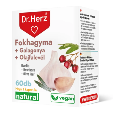  DR Herz Fokhagyma + Galagonya + Olajfalevél 90 db kapszula XL vitamin és táplálékkiegészítő