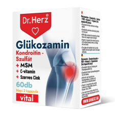  Dr. Herz Glükozamin+Kondroitin-szulfát+MSM kapszula 60 db DOBOZOS vitamin és táplálékkiegészítő