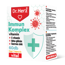 Dr Herz Immun komplex kapszula 60 db vitamin és táplálékkiegészítő