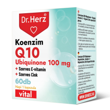 DR Herz Koenzim Q10 100 mg 60 db kapszula vitamin és táplálékkiegészítő