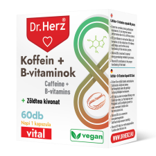  DR Herz Koffein + B-vitaminok 60 db kapszula vitamin és táplálékkiegészítő