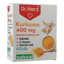 Dr. Herz Kurkuma 400 mg kapszula 60db vitamin és táplálékkiegészítő