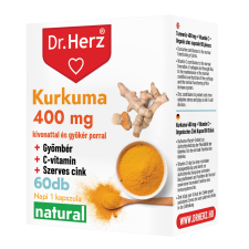  Dr.herz kurkuma+gyömbér+c-vitamin+szerves cink 60 db kapszula gyógyhatású készítmény