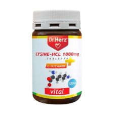 Dr. Herz Lysine-HCL 1000mg + C-vitamin tabletta 120db vitamin és táplálékkiegészítő