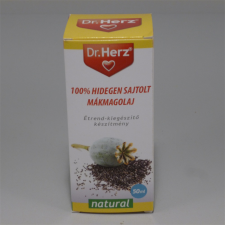 Dr.herz mákmagolaj 100% hidegen sajtolt 50 ml olaj és ecet