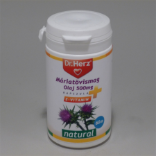 Dr.herz máriatövismag olaj 500mg kapszula 60 db vitamin és táplálékkiegészítő