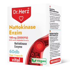 Dr. Herz Nattokinase enzim 100 mg (2000 FU) 60 db kapszula vitamin és táplálékkiegészítő