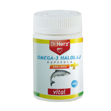 Dr.herz omega-3 halolaj 1000 mg 60 db gyógyhatású készítmény