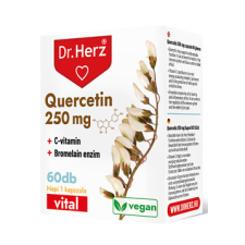 Dr. Herz Quercetin 250 mg+C-vitamin+Bromelain enzim 60 kapszula vitamin és táplálékkiegészítő